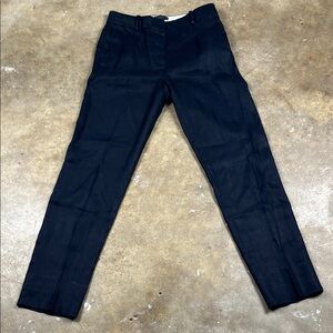 J. Crew black linen pants
Size: 2 Tall (pants have been altered)